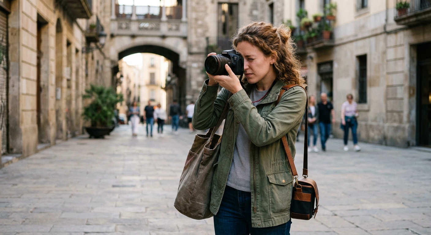 Professional cinema camera lens with shallow depth of field on a film set